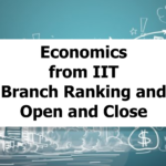 Economics and MBA from IITs